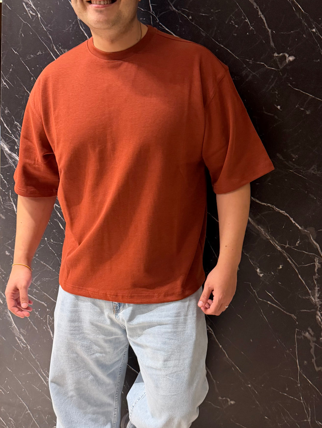 Basicwy oversize tee Terracotta