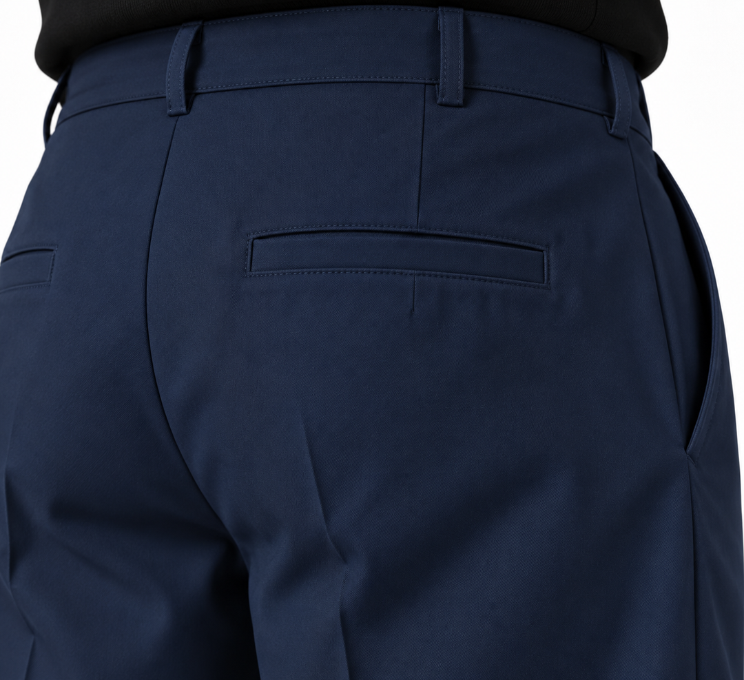 Old Money Tailored Pants-Midnight Navy