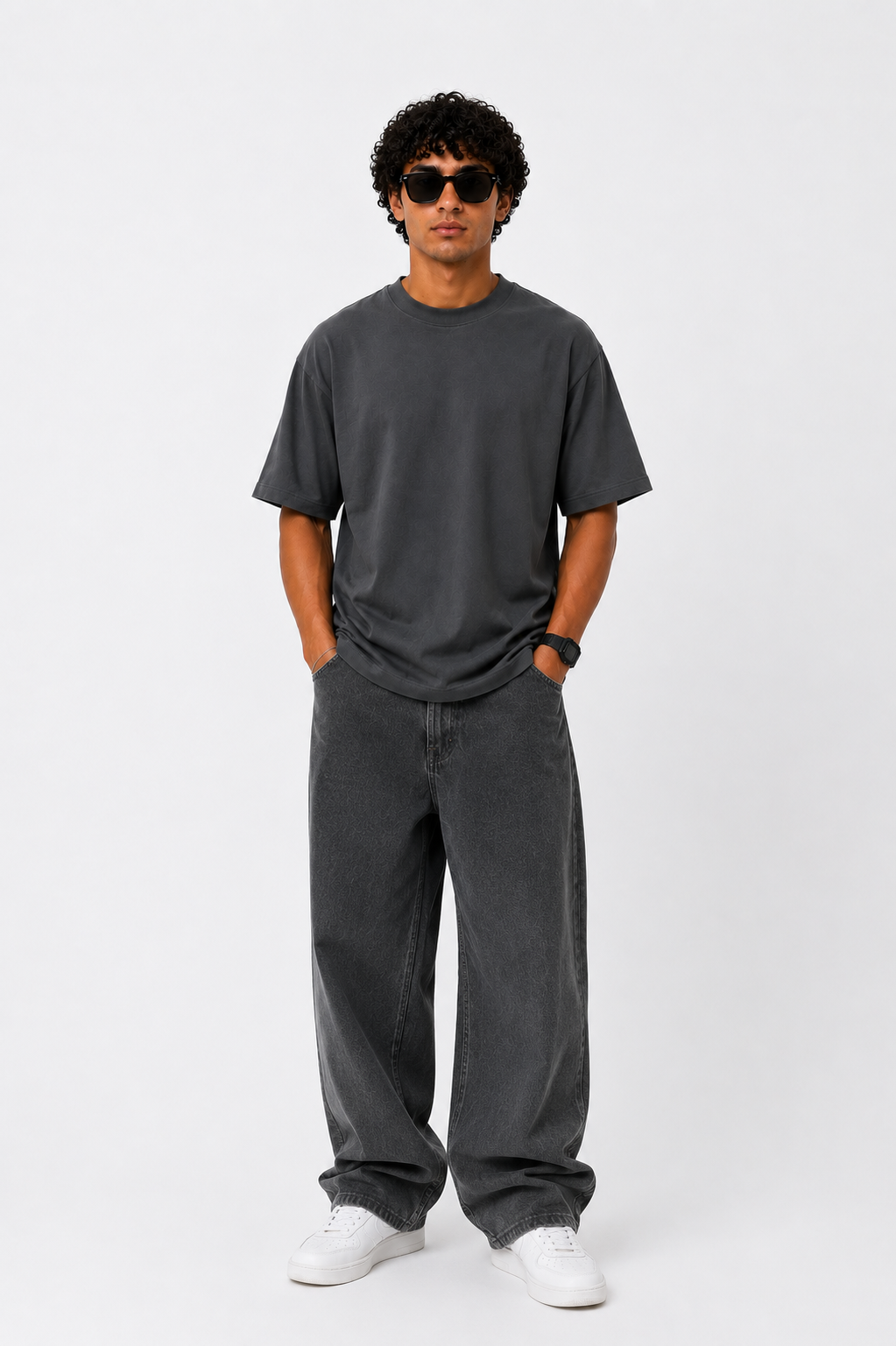 Basicwy oversize tee dark grey