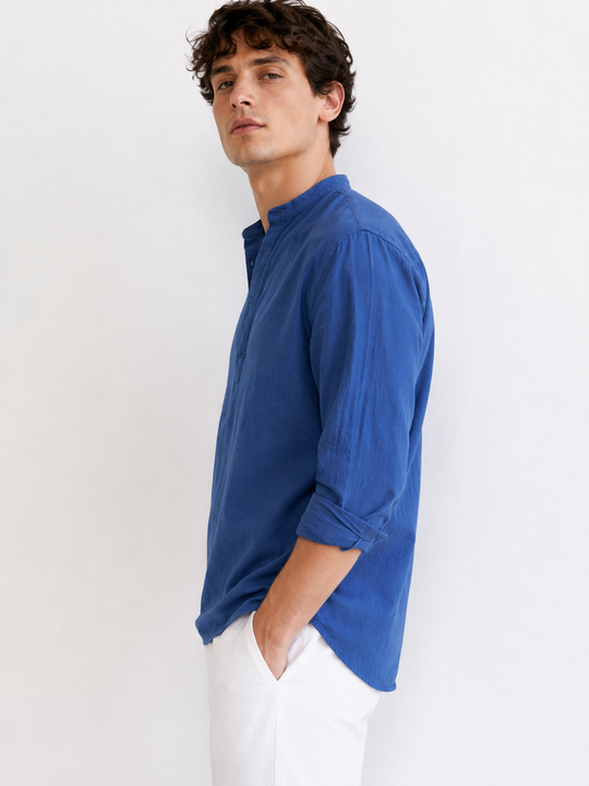 Ocean Blue Pullover Shirt