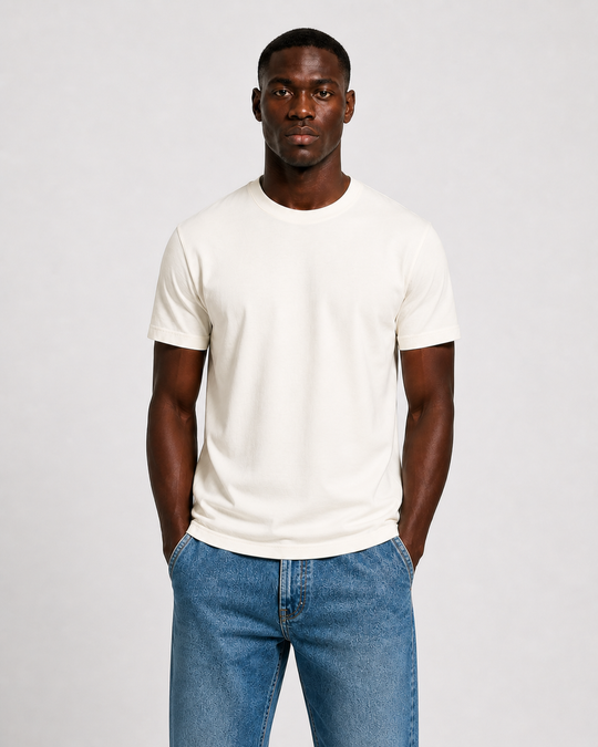 Basicwy off white Fit Tee