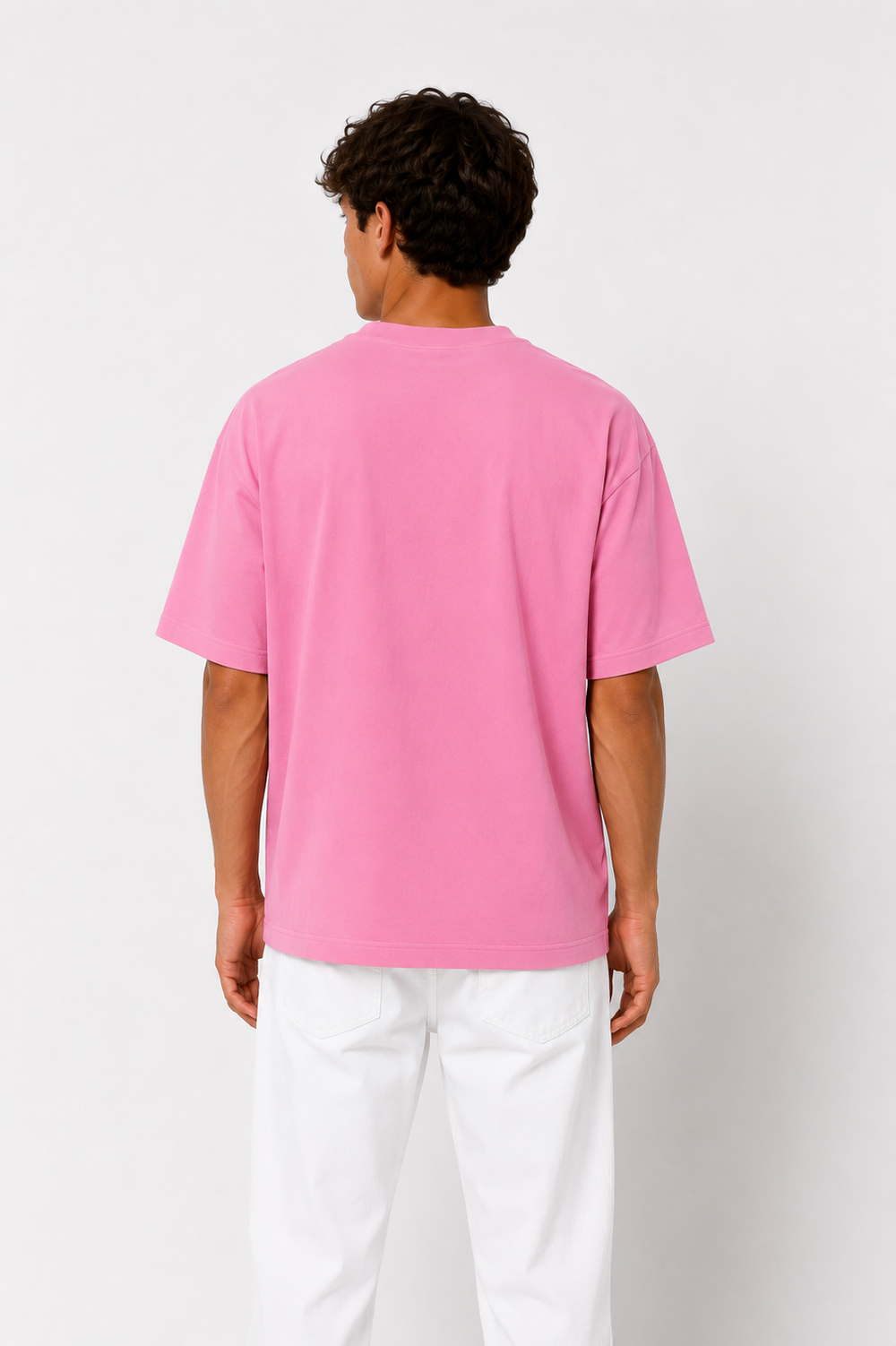 Basicwy oversize tee Bubblegum Pink
