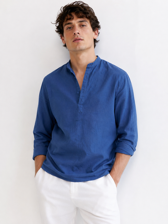 Ocean Blue Pullover Shirt