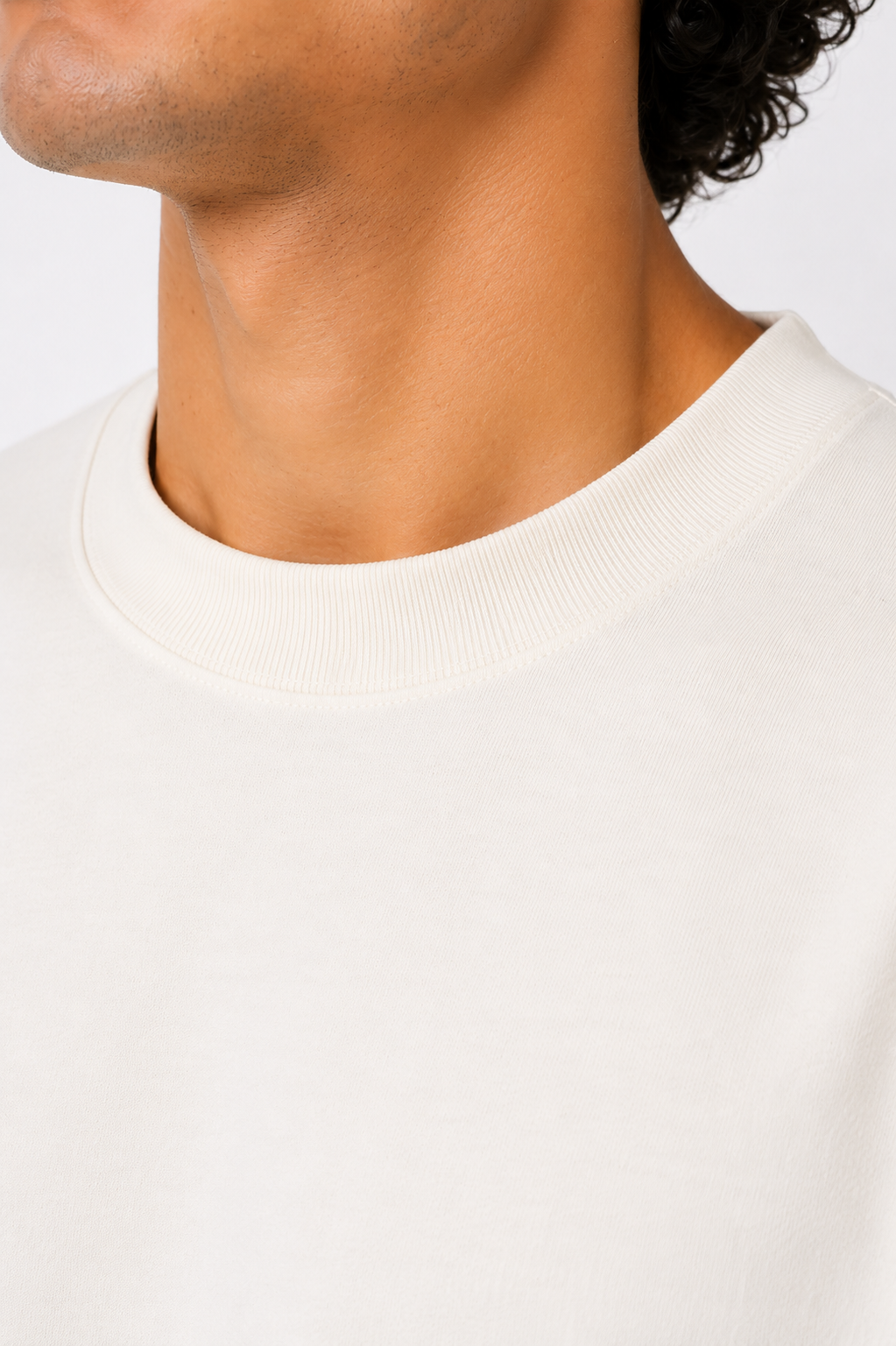 Basicwy oversize tee off white