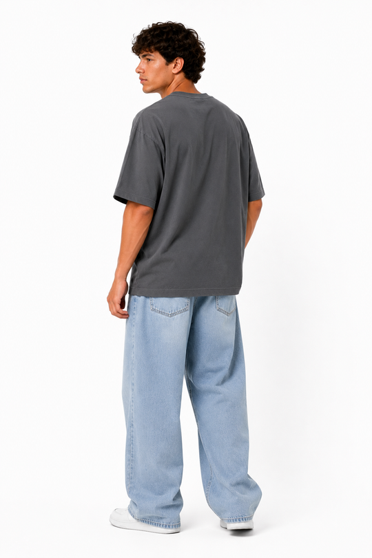 Basicwy oversize tee dark grey
