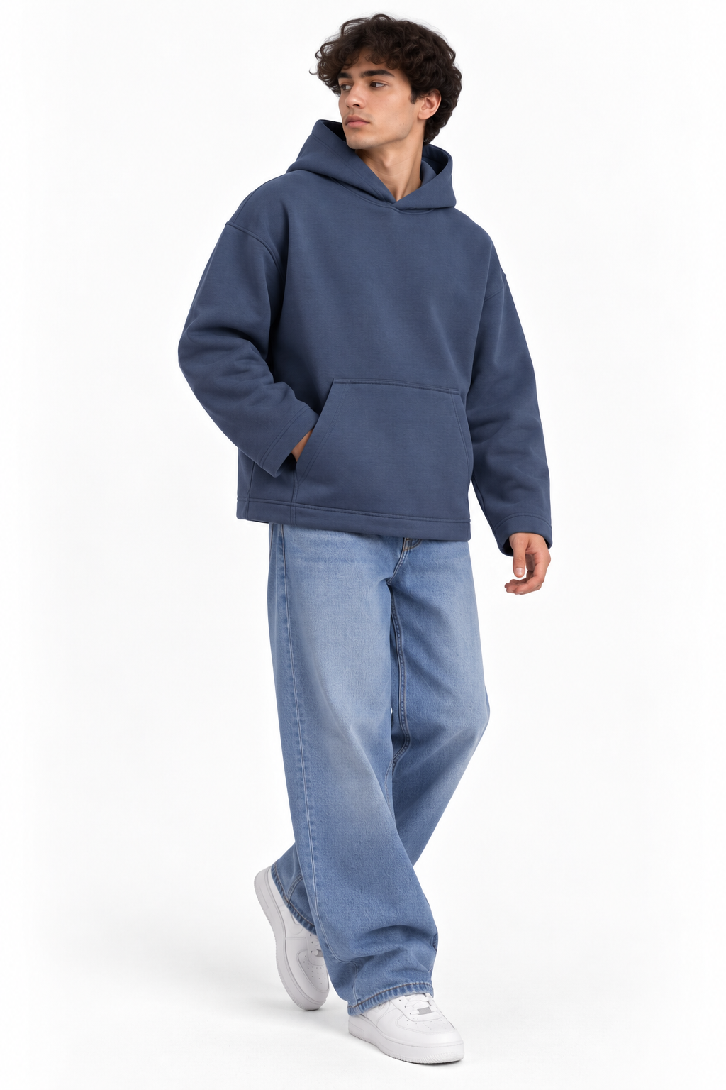 REIMAGINED HOODIE – Slate Navy