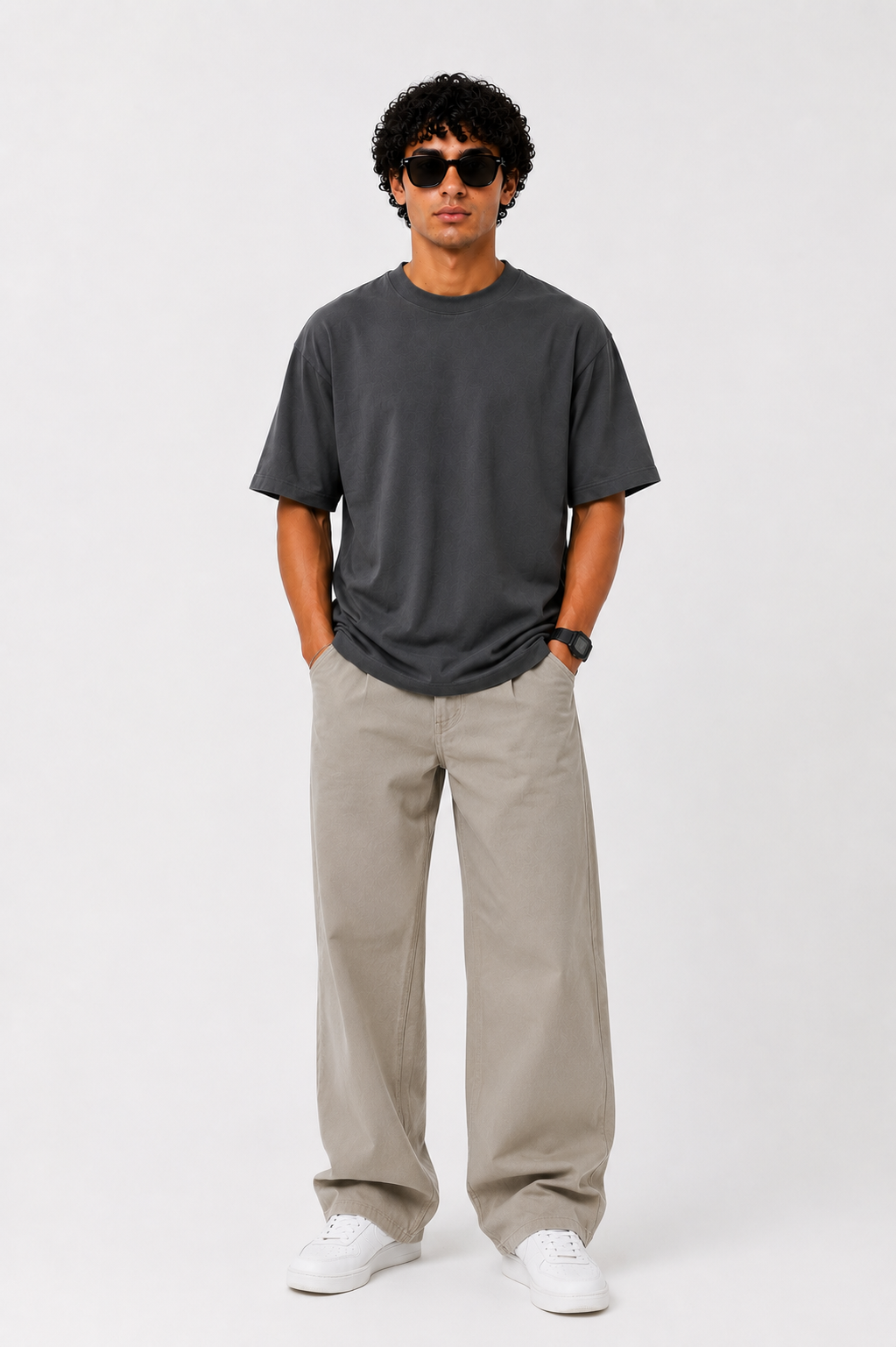 Basicwy oversize tee dark grey