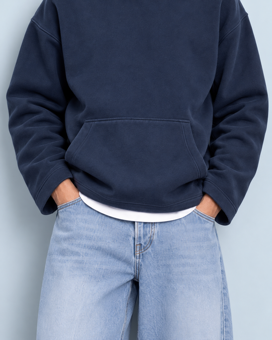 REIMAGINED HOODIE – Slate Navy