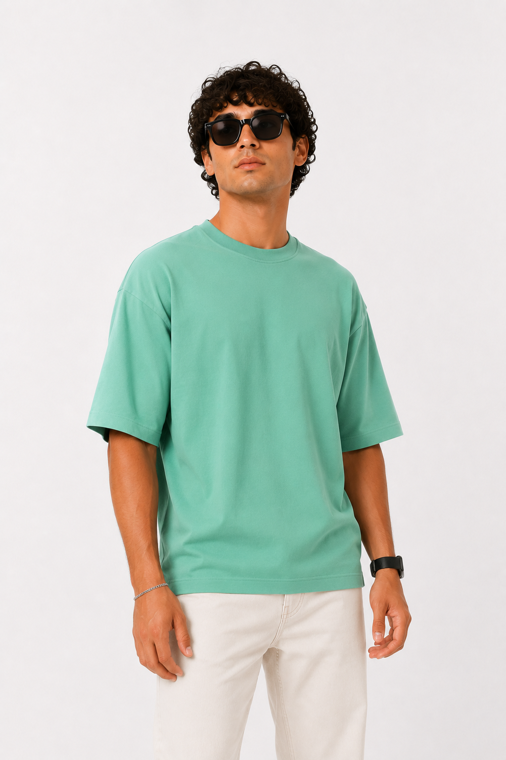 Basicwy oversize tee mint green