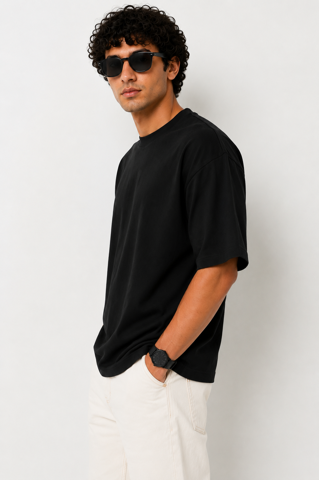Basicwy oversize tee Black