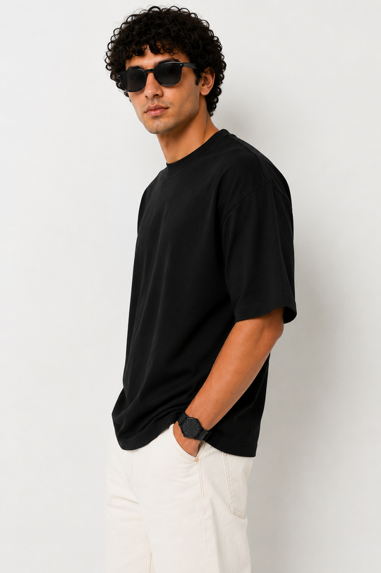 Basicwy oversize tee Black