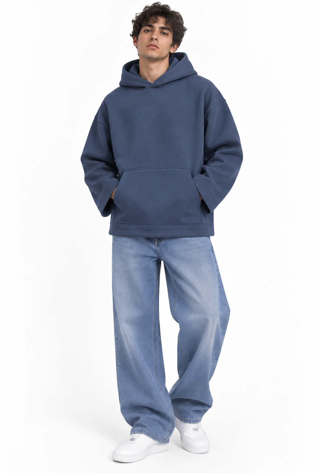 REIMAGINED HOODIE – Slate Navy