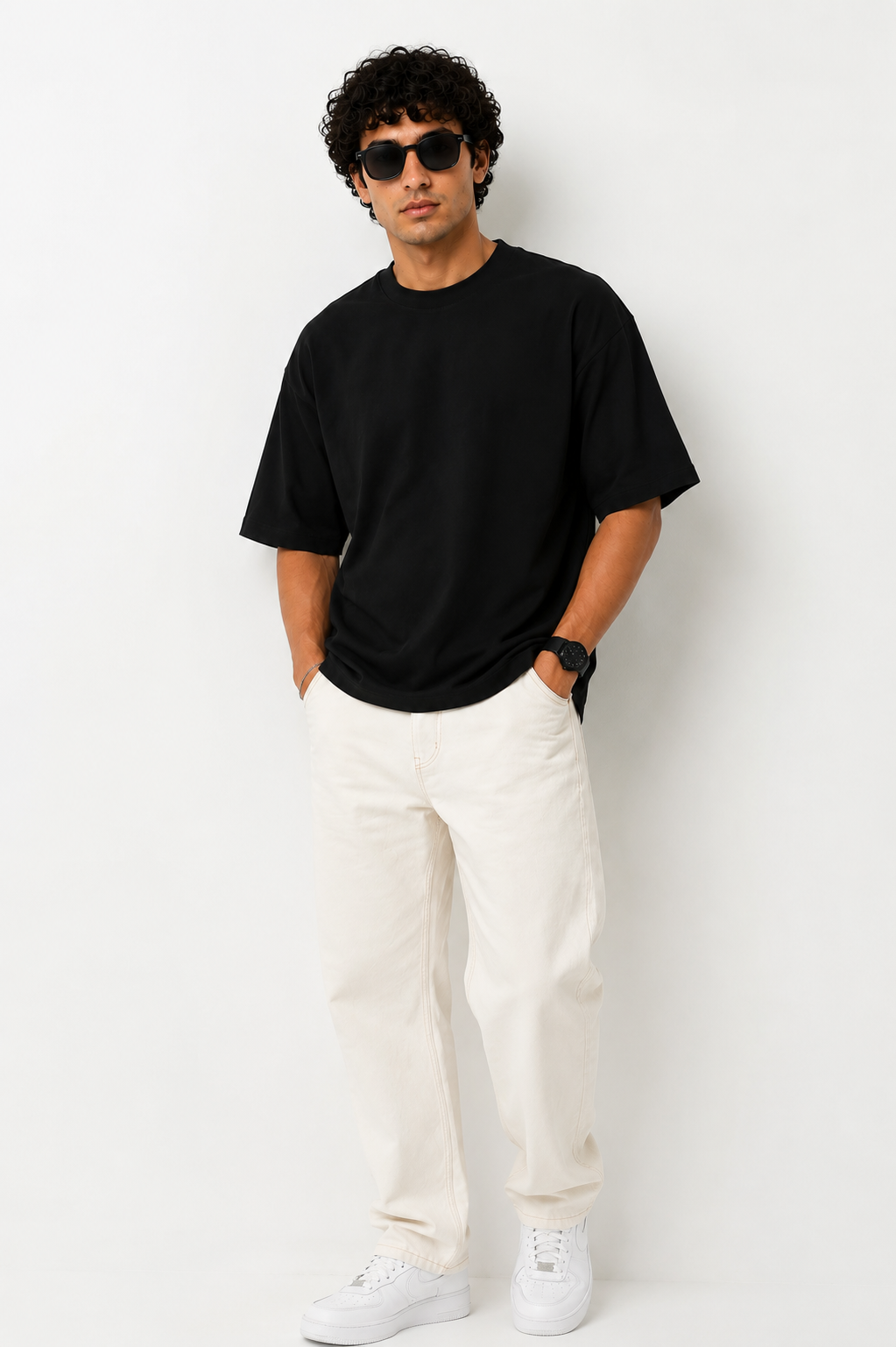 Basicwy oversize tee Black