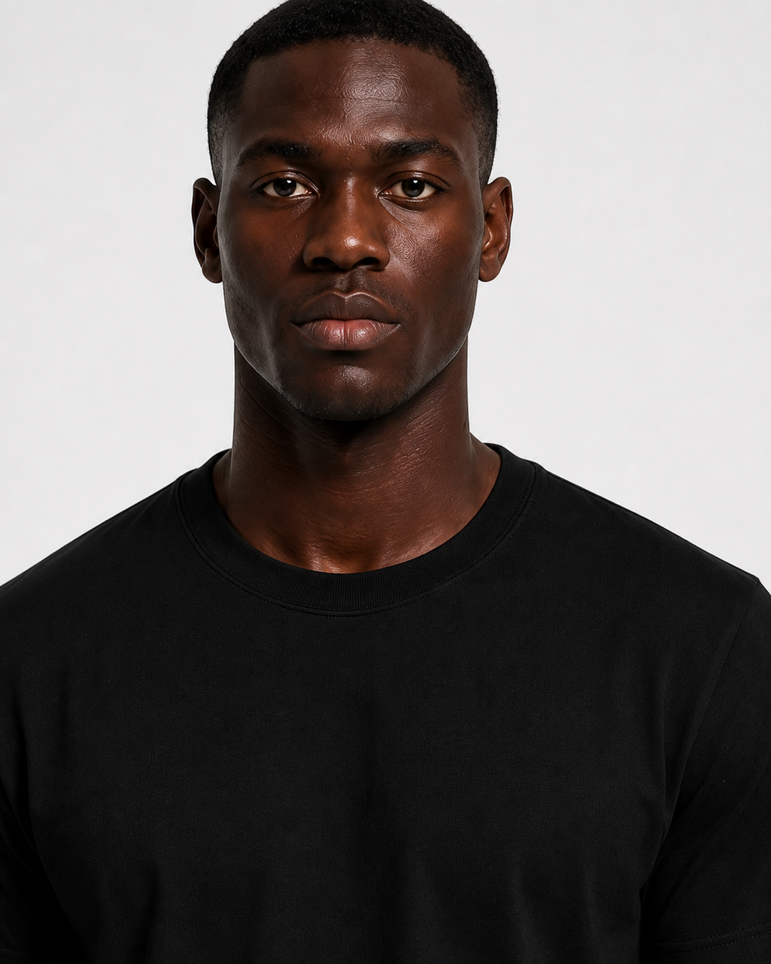 Basicwy Black Regular Fit Tee