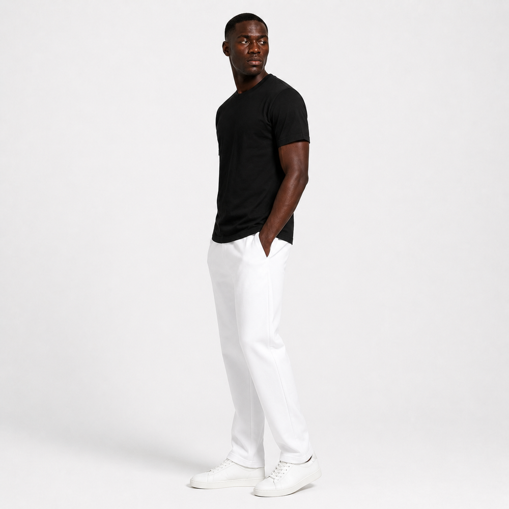 Basicwy Black Regular Fit Tee