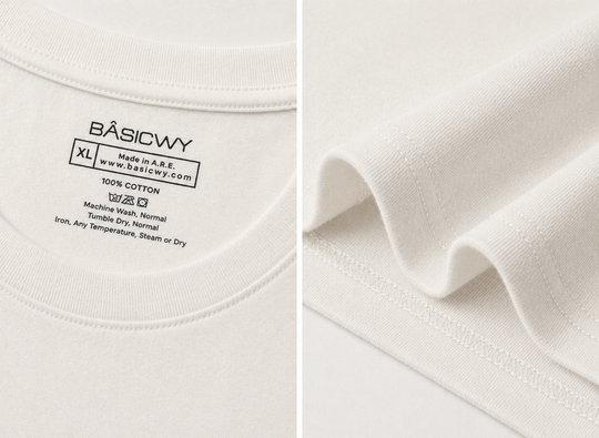 Basicwy off white Fit Tee