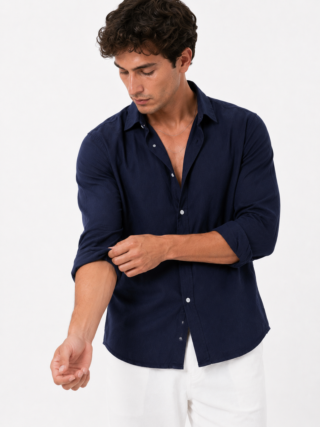 Navy Blue Shirt
