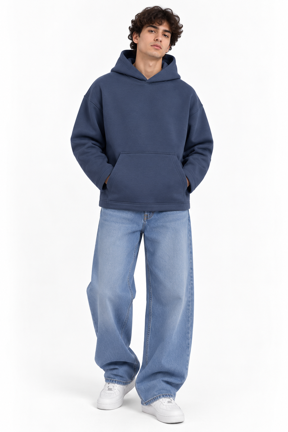 REIMAGINED HOODIE – Slate Navy