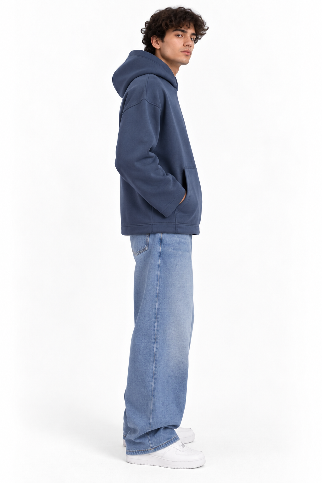 REIMAGINED HOODIE – Slate Navy