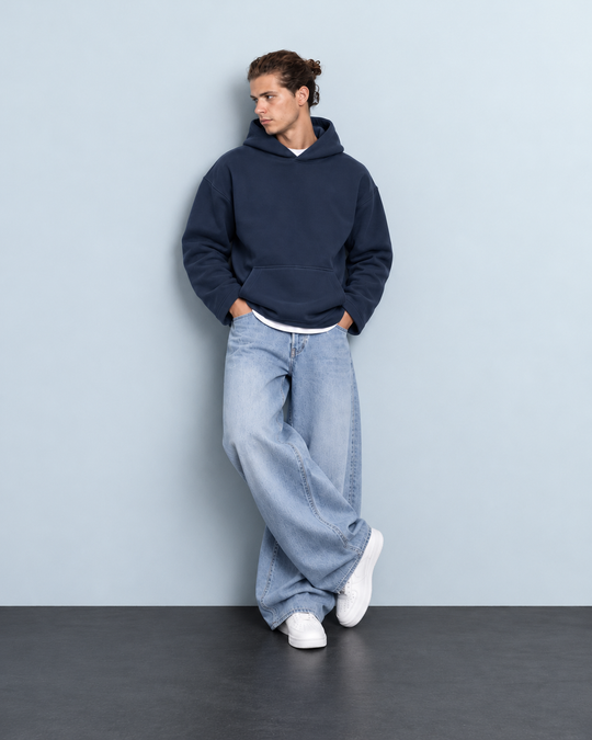 REIMAGINED HOODIE – Slate Navy