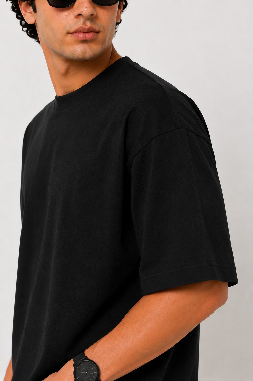 Basicwy oversize tee Black