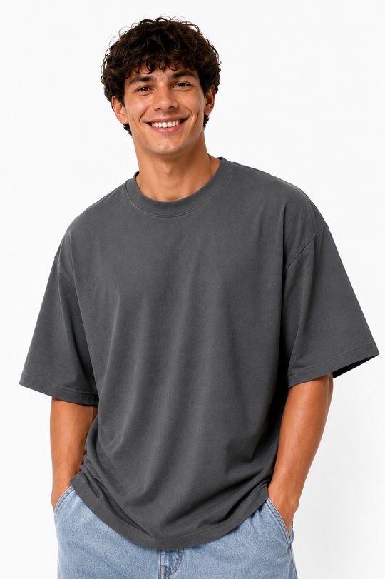 Basicwy oversize tee dark grey