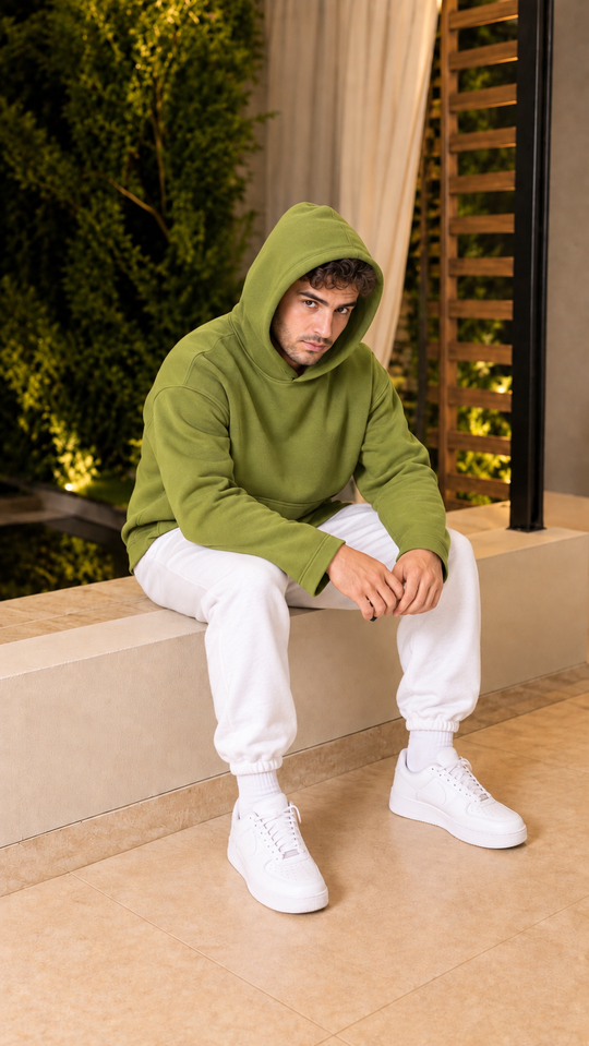 REIMAGINED HOODIE – Olive