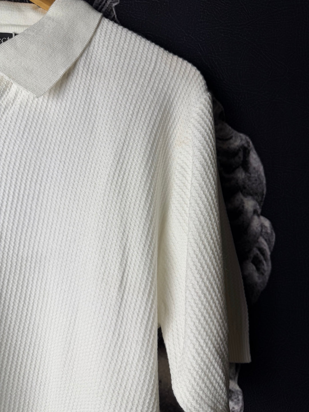 Milano Knit Polo White