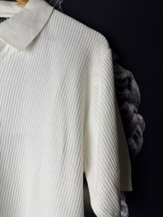Milano Knit Polo White