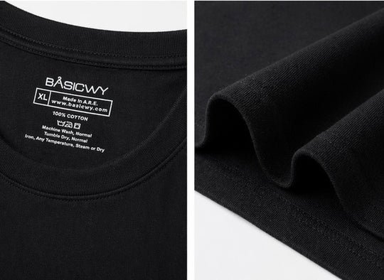 Basicwy Black Regular Fit Tee