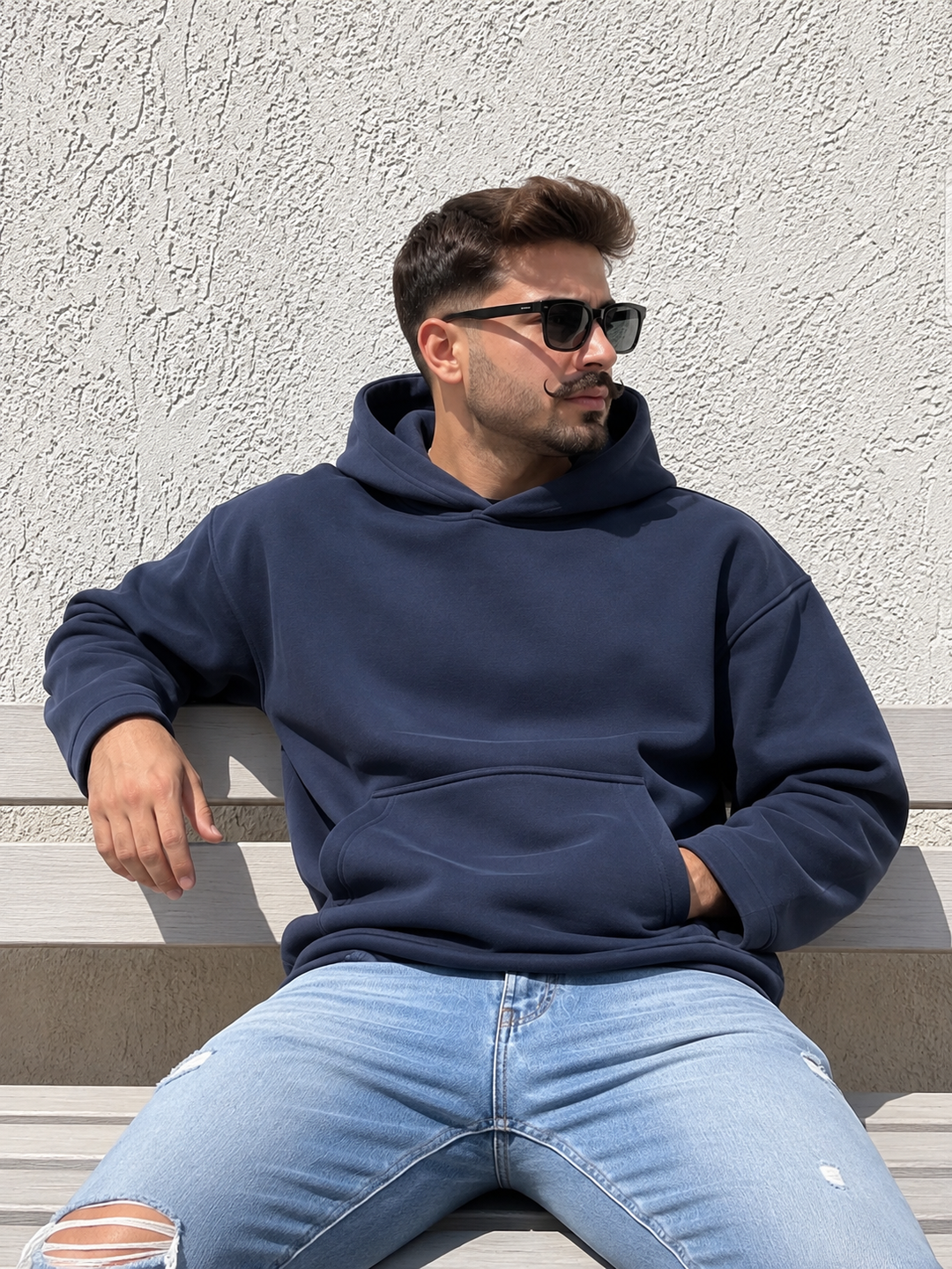 REIMAGINED HOODIE – Slate Navy