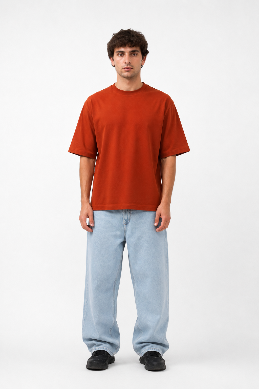 Basicwy oversize tee Terracotta