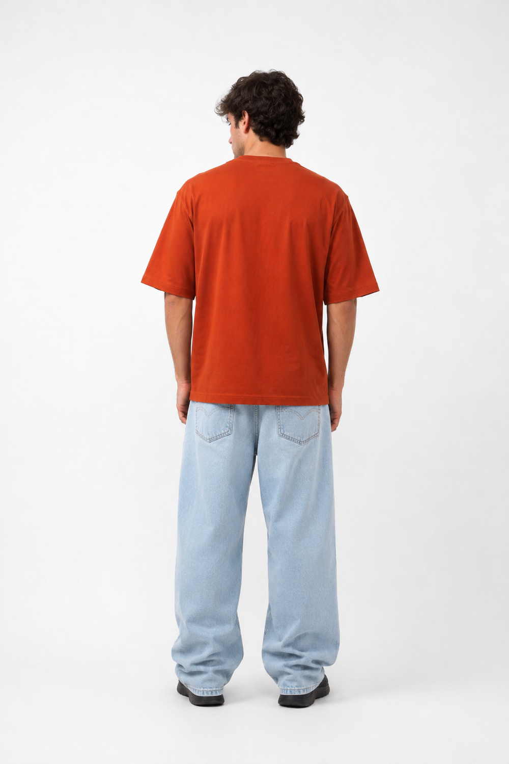 Basicwy oversize tee Terracotta