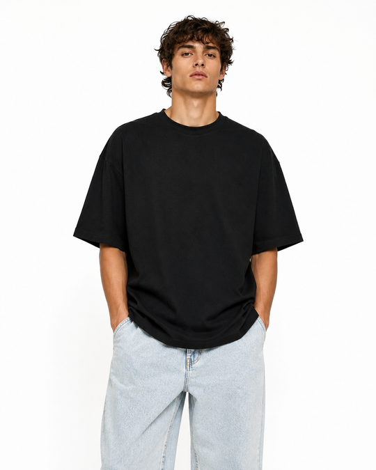 Basicwy oversize tee Black