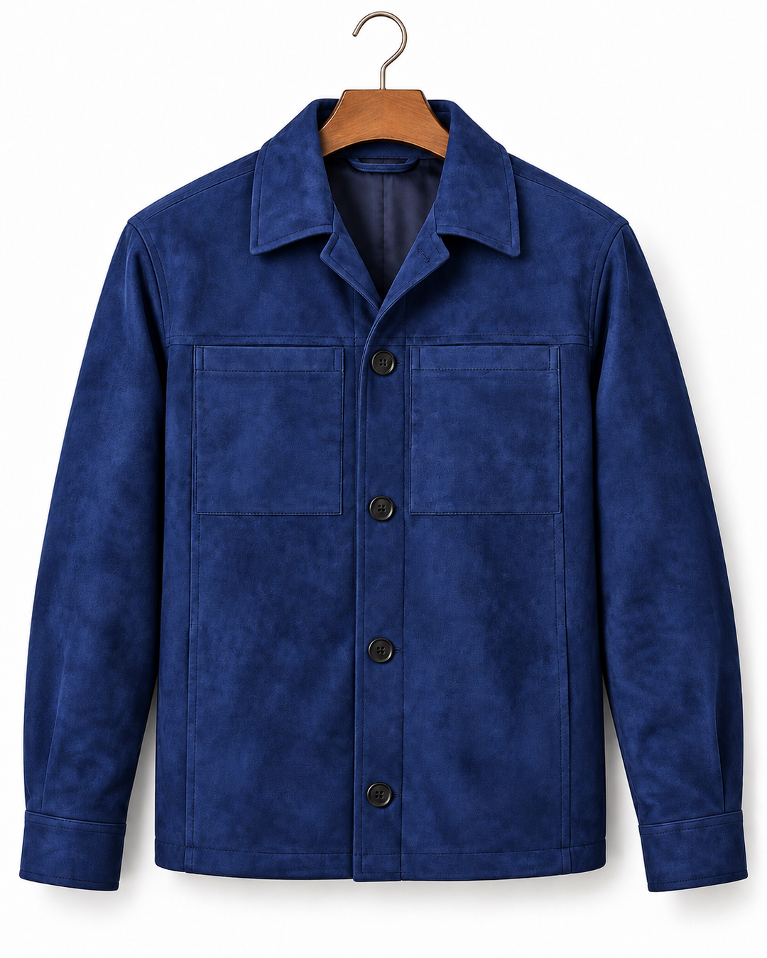 Premium Suede Jacket – Deeb Blue
