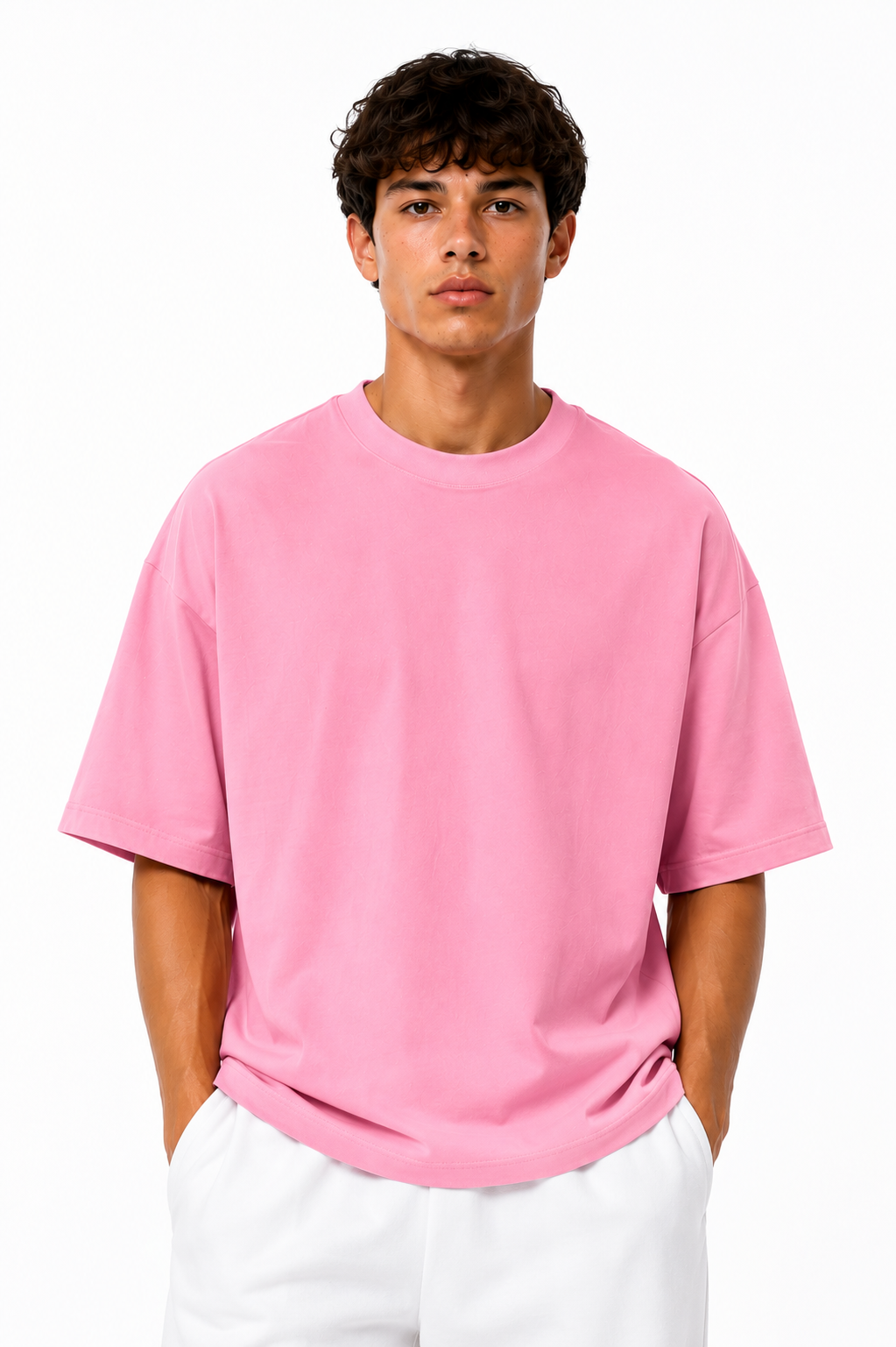 Basicwy oversize tee Bubblegum Pink