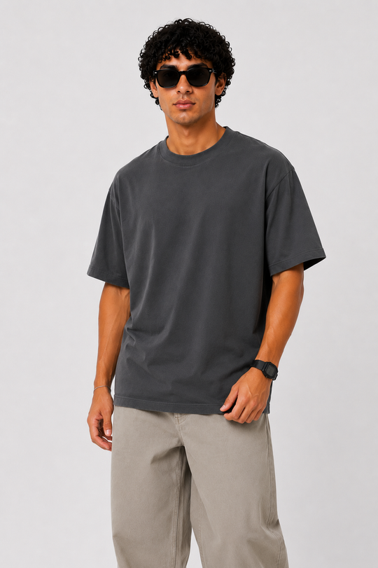 Basicwy oversize tee dark grey