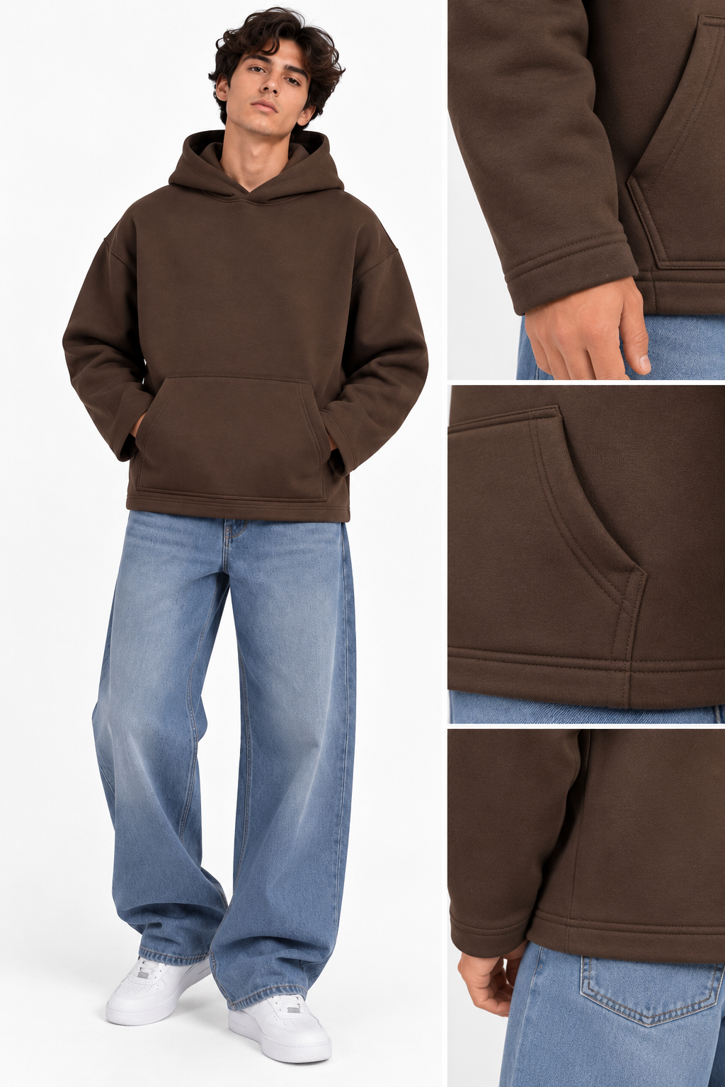 REIMAGINED HOODIE – Brown