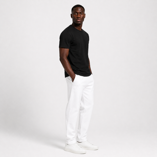 Basicwy Black Regular Fit Tee