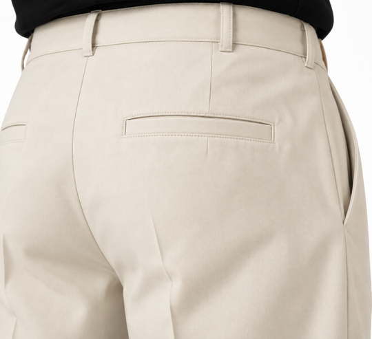 Old Money Tailored Pants-Beige