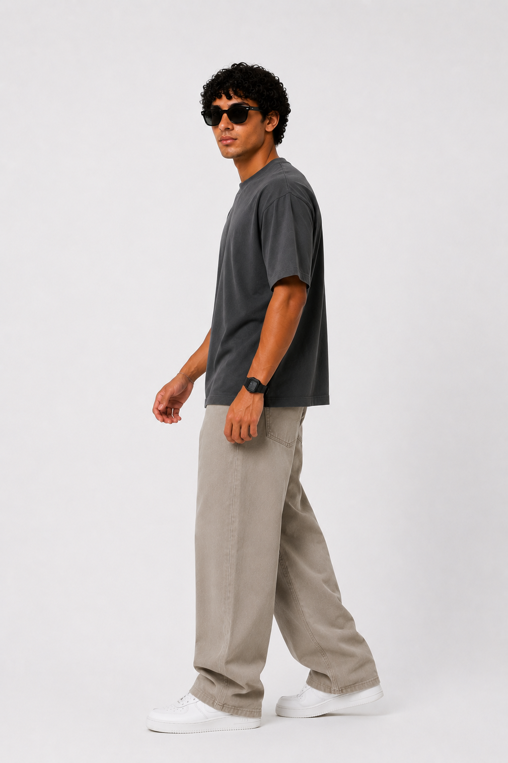 Basicwy oversize tee dark grey