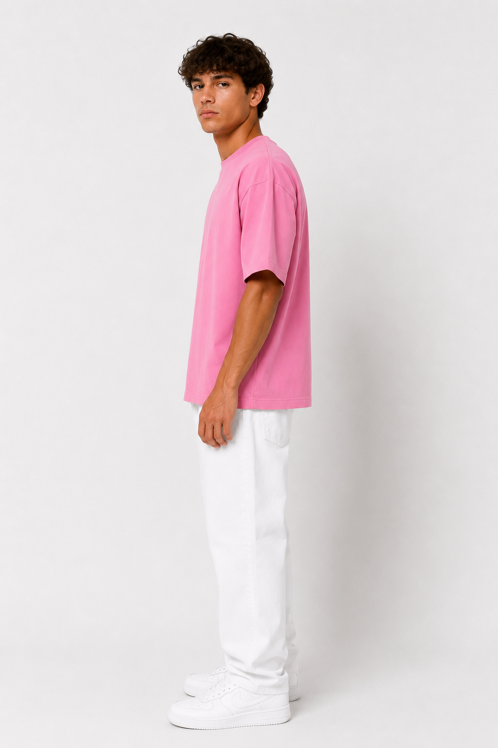 Basicwy oversize tee Bubblegum Pink
